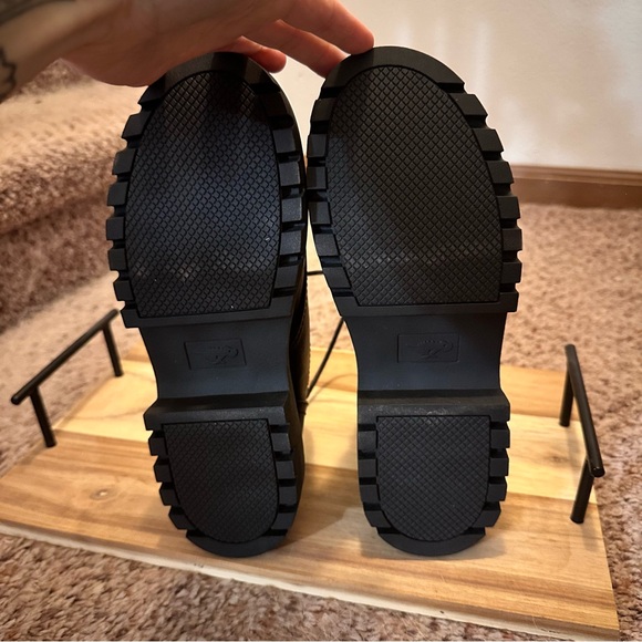 Black Donna platform oxfords - Picture 5 of 7